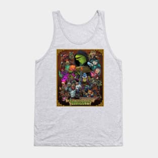 Dungeon Muppets (With Bordered Background) Tank Top